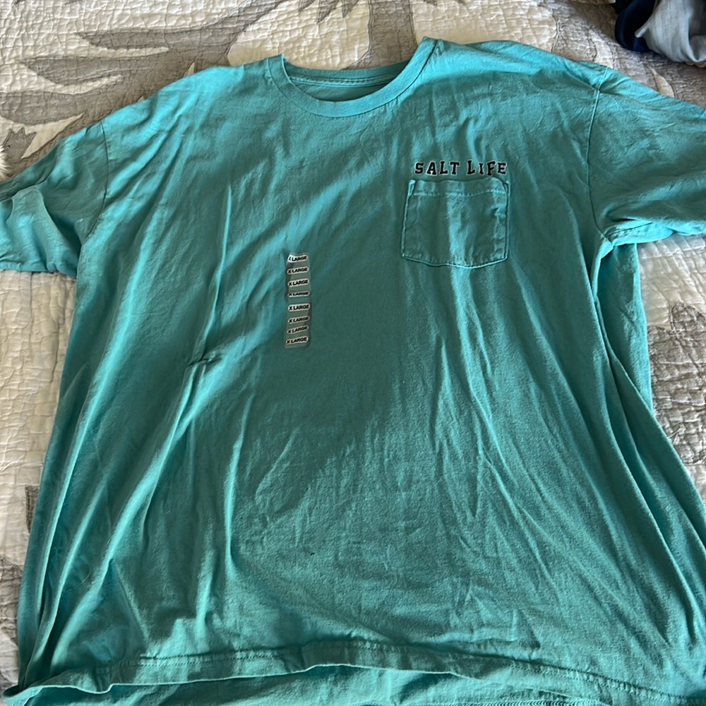 Salt Life women’s teal t shirt BNWT
